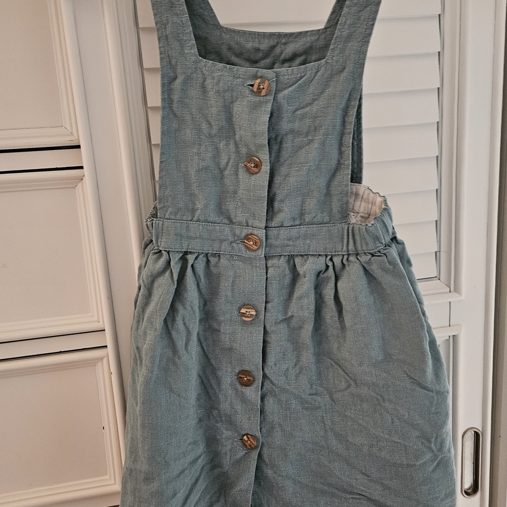 Olivier London Teal Linen Jumper 7-8Y